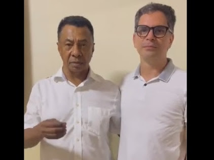 PREFEITO FÁBIO ROLIM RECEPCIONA DEPUTADO DR. DAMIÃO EM CALDAS BRANDÃO