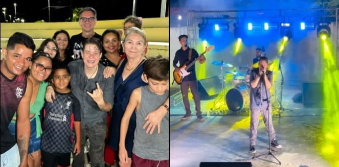 CULTURA NA PRAÇA ENCANTA PÚBLICO COM SHOW DE VAL DONATO EM CALDAS BRANDÃO