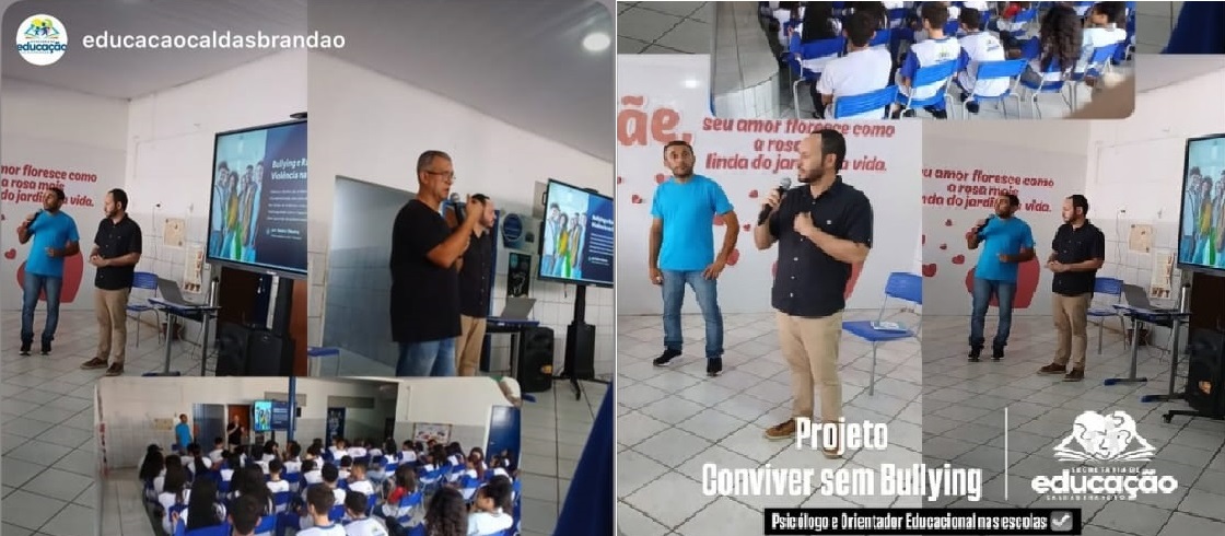 CALDAS BRANDÃO LANÇA PROJETO “CONVIVER SEM BULLYING” EM TODAS AS ESCOLAS DO MUNICÍPIO