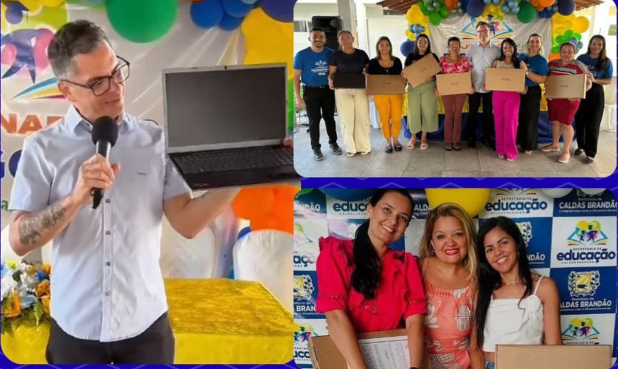 GESTÃO MUNICIPAL DE CALDAS BRANDÃO INVESTE NA MODERNIZAÇÃO DA EDUCAÇÃO