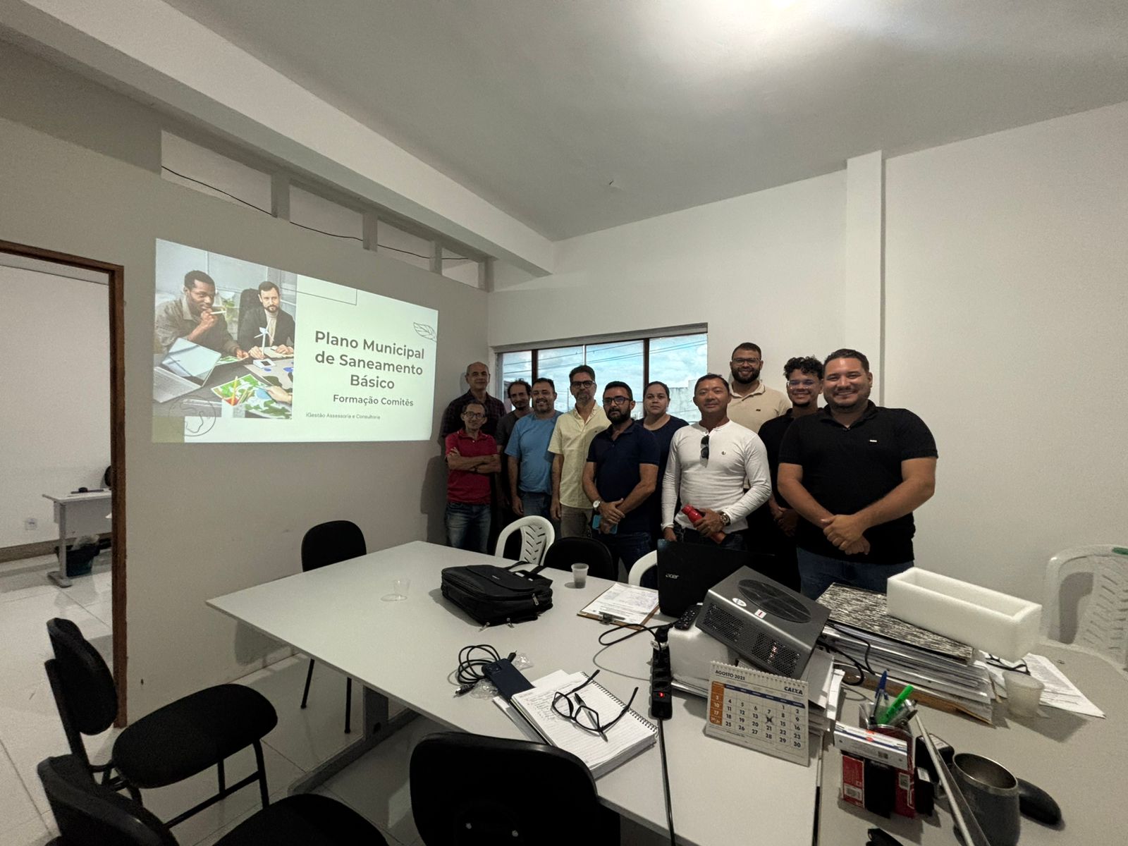 CALDAS BRANDÃO CRIA COMITÊ DO PLANO MUNICIPAL DE SANEAMENTO BÁSICO