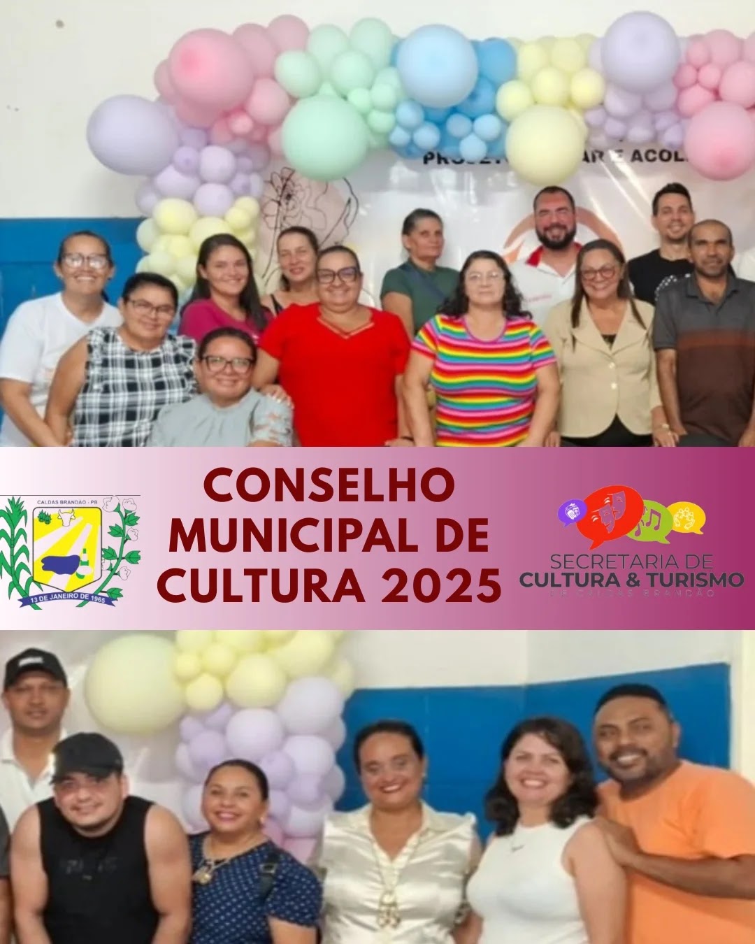 CALDAS BRANDÃO ANUNCIA NOVA FORMAÇÃO DO CONSELHO MUNICIPAL DE CULTURA 2025
