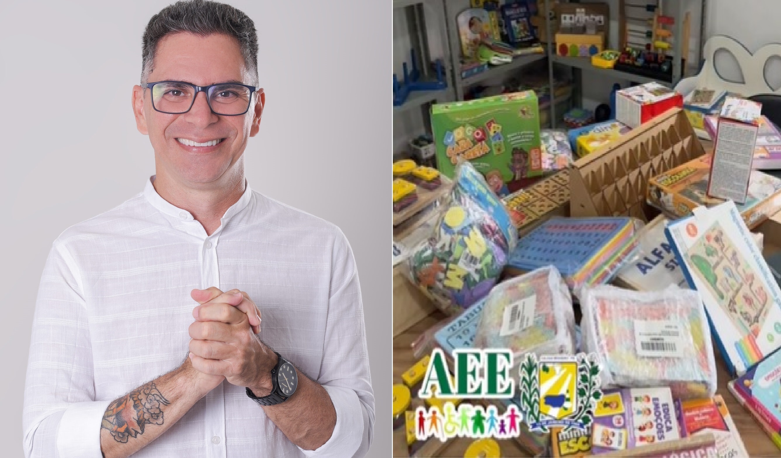 CALDAS BRANDÃO INVESTE EM NOVOS MATERIAIS PARA ATENDIMENTO EDUCACIONAL ESPECIALIZADO