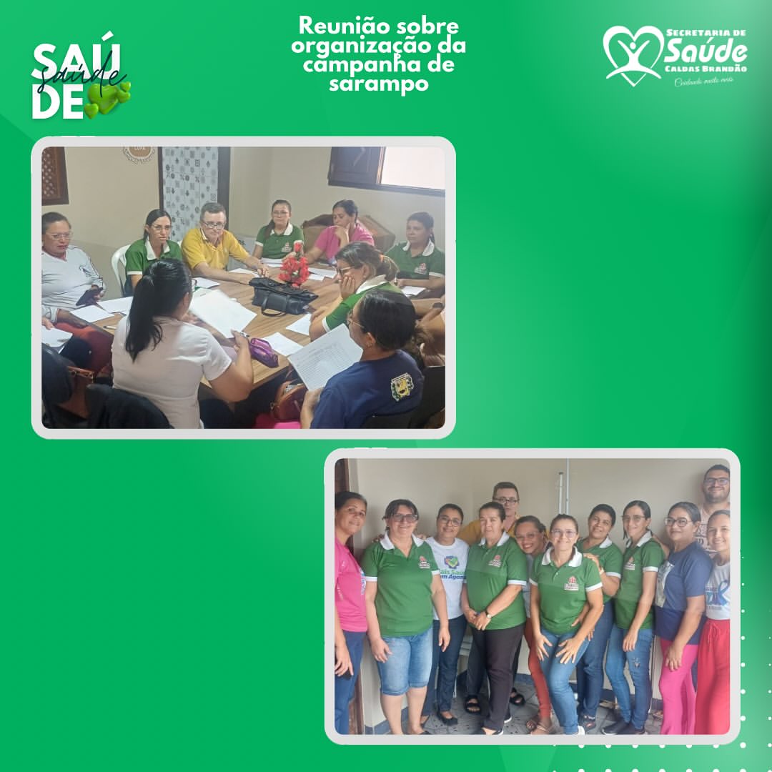 CALDAS BRANDÃO REÚNE AGENTES COMUNITÁRIOS PARA FORTALECER CAMPANHA CONTRA O SARAMPO